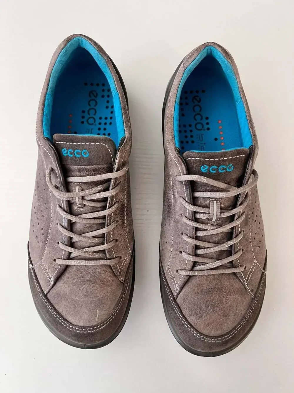 ECCO Biom Grip Urbaneering Brown Leather Low Top Sneakers